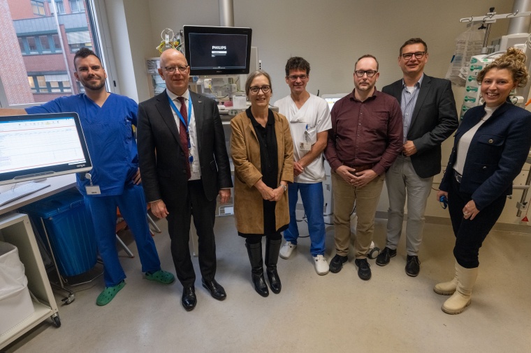 Projektbeteiligte (v. l.): Henryk Arlinghaus, stellv. Stationsleitung der...