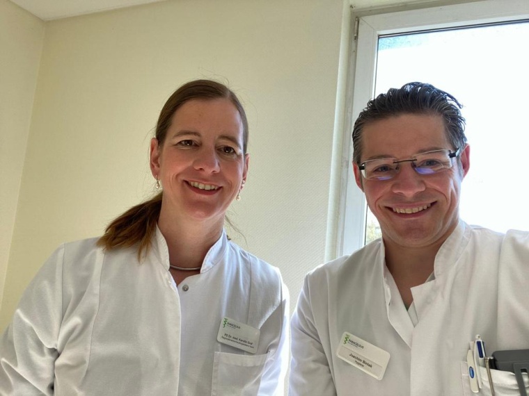 Priv.-Doz Dr. Karolin Graf und Joachim-Peter Biniek Foto: Paracelsus-Kliniken...