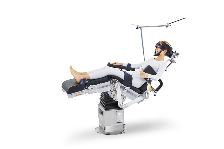 Abb. 3: Die Beach Chair-Position für komplexe Schulter-OPs Foto: Getinge