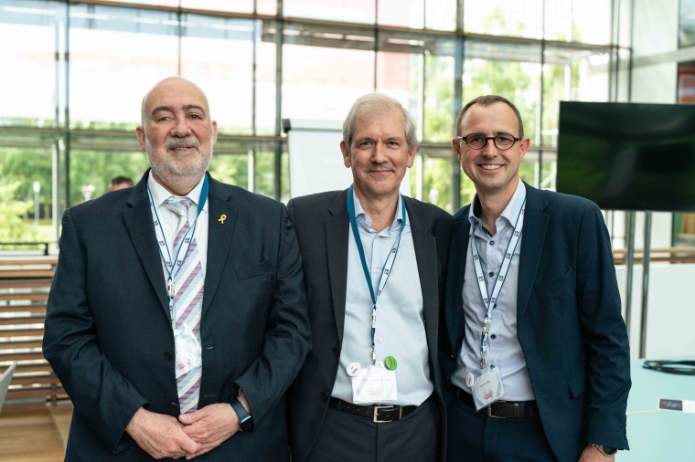 S. E. Ron Prosor, Botschafter Israels in Berlin, Prof. Dr. Dr. h.c. mult. Jens...