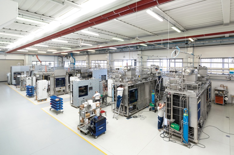 Produktion für die Pharmaindustrie im Werk in Riese Pio X Foto: Steelco