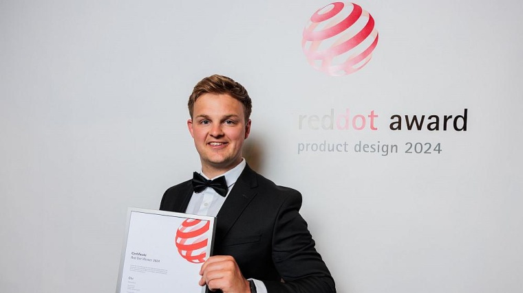 Young Professionals Application Day Sieger Joe Slatter, Foto: Red Dot Award

