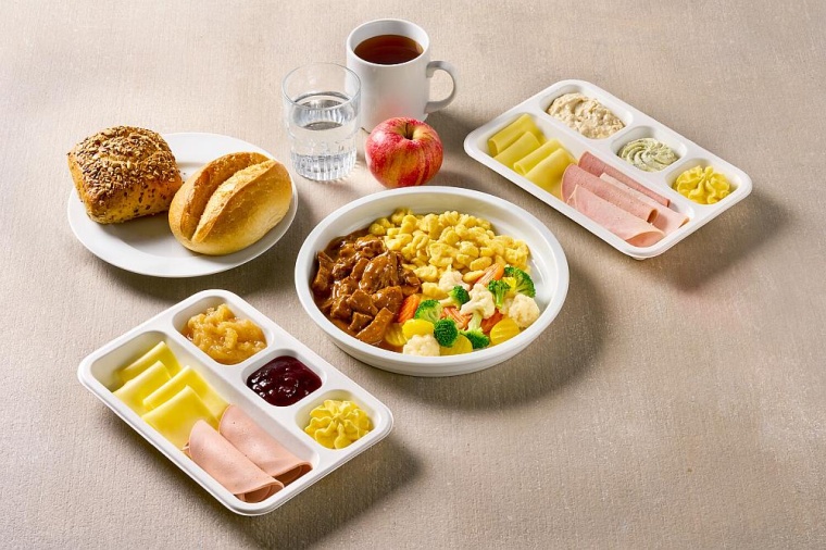 Fleischhaltige Menüvariante für morgens, mittags und abends, Foto: HOFMANNs