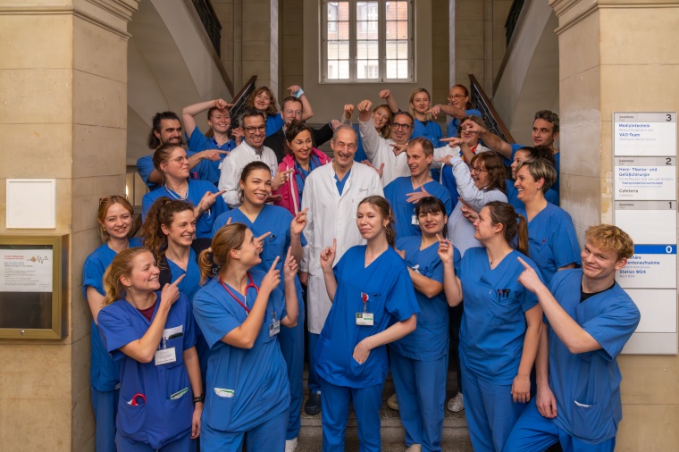 Professor Dr. med. Felix Berger feiert sein 20-jähriges Jubiläum Foto: DHZC