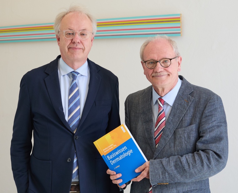 Prof. Dr. Matthias Goebeler (links) und Prof. Dr. Henning Hamm, beide von der...