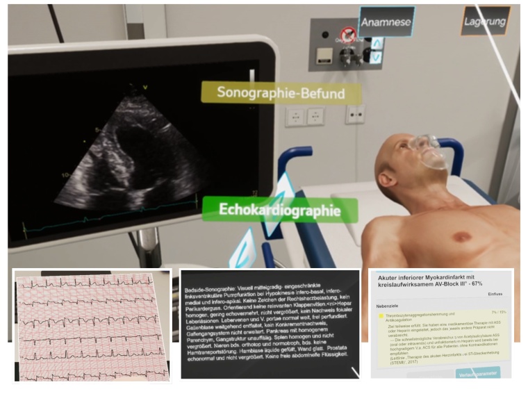 Bei der interaktiven VR-Simulation eines Notfalls gab es verschiedene...