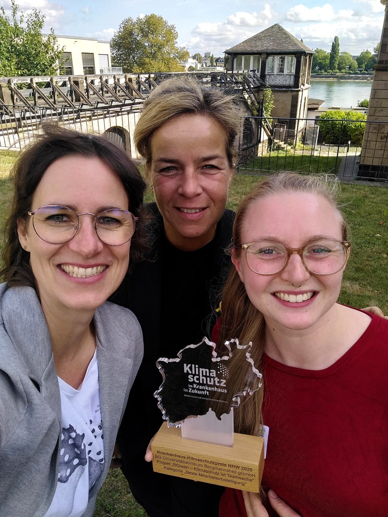 Dr. Manon Wicking, NRW-Wirtschafts- und Klimaschutzministerin Mona Neubaur und...