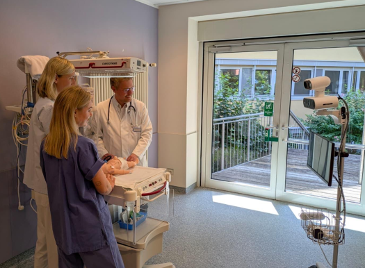 Bei den Testläufen mit Simulationspuppe: In Ebersberg findet die Versorgung...