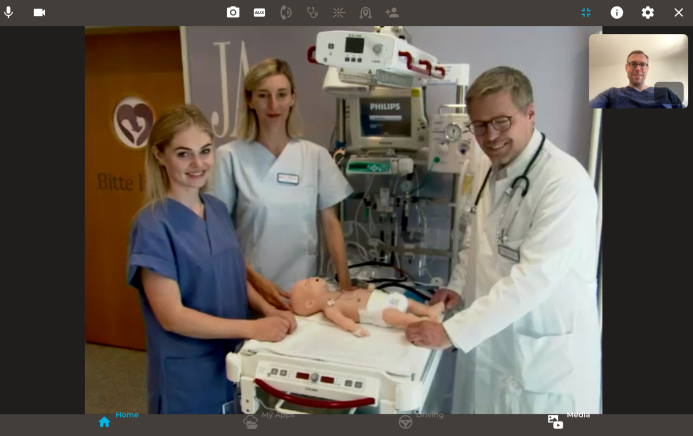 … um das Team in Ebersberg von München aus anzuleiten und zu beraten. Oben...