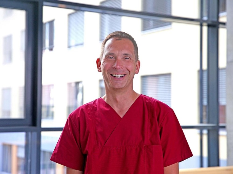 Dr. Achim Labuhn, leitender Arzt der Konservativen Intensivmedizin am Helios...