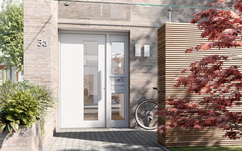 Das halbautomatische Schloss hookLock HA erhöht die Einbruchsicherheit,...