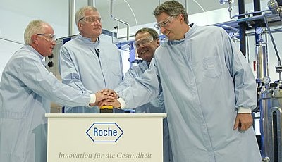 Einweihungsakt des DOC im Biotechnologie-Zentrum Penzberg, v.l.: Dr. Franz B....