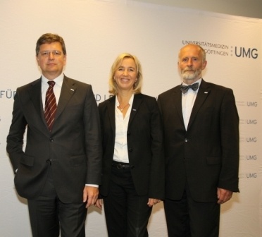 Der UMG-Vorstand (v.l.): Dr. Martin Siess (Vorstand Krankenversorgung),...