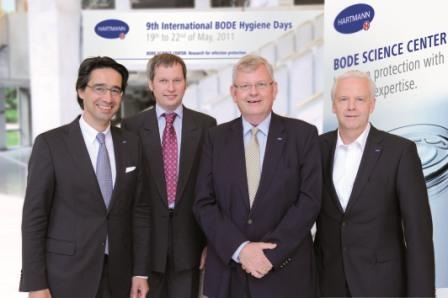 Dr. Roland Knieler, Geschäftsführer Bode Chemie, Prof. Günter Kampf, Bode...