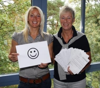 Große Zufriedenheit: Anja Schütte (links) und Sigrun Haase haben die aktuelle...
