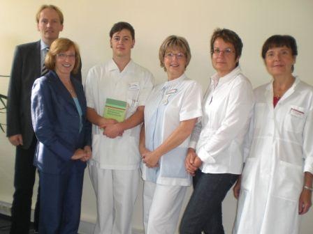 Dr. Gabriele Augsten, Chefärztin; Annette Baacke, Pflegedienstleitung, Elvira...