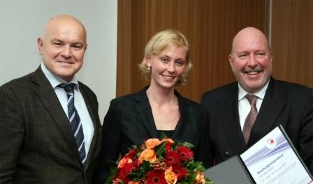 Dr. Katharina Heß von der RWTH Aachen hat das Stipendium der Stiftung DHD...