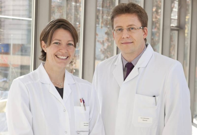 Dr. Cornelia Kropf-Sanchen und PD Dr. Christian Schumann (Foto: UK Ulm).