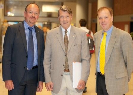 Vizepräsident Dr. med. Andreas Tecklenburg, Präsident Prof. Dr. med. Dieter...