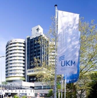 Die Kinderintensivstation des UKM befindet sich auf der 19. Etage des...