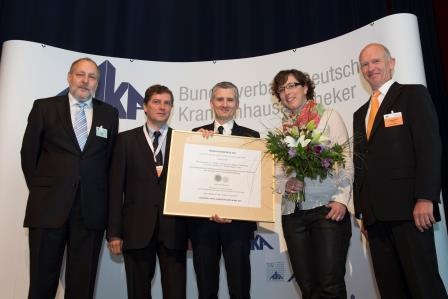 Preisverleihung des Innovationspreises, v.l.n.r.: Dr. Frank Koch von der Firma...