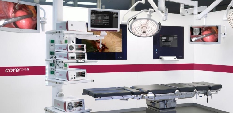 Das neuentwickelte OP-Managementsystem `core nova des Medizintechnikspezialist...