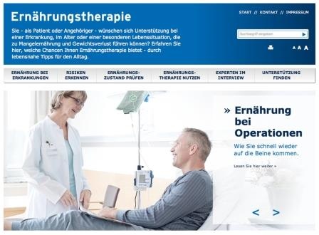 Das neue Internetangebot von Fresenius Kabi Deutschland informiert einfach und...