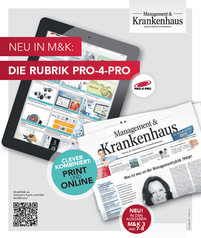 Kombi aus Print und Online: Neue M&K Sonderrubrik PRO-4-PRO