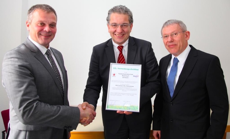 Durch das Blockheizkraftwerk wird die Umwelt jährlich mit 609 Tonnen CO2...