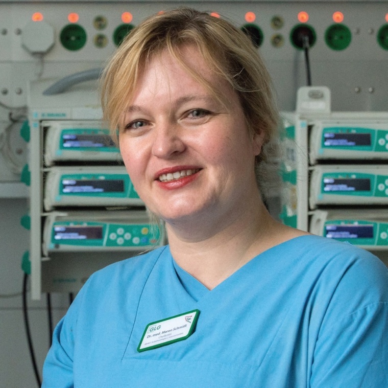 Dr. Maren Schmidt, neue Chefärztin der Klinik für Anästhesiologie und...