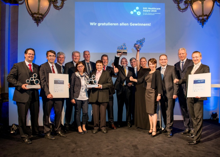 Die Preisträger des GS1 Healthcare Award 2016 (Quelle: GS1 Germany)