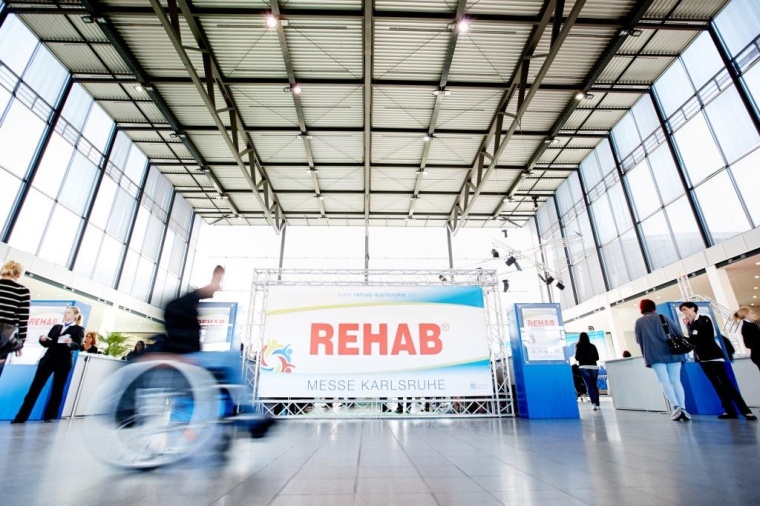 Die Fachmesse REHAB wird die Hallen 1 und 2 des Karlsruher Messegeländes bei...