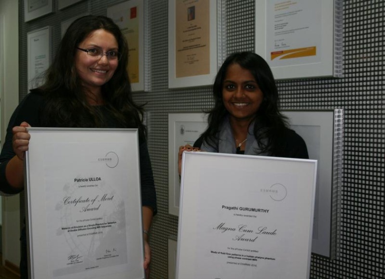 Patricia Ulloa (links) und Pragathi Gurumurthy. Foto: Uni Lübeck