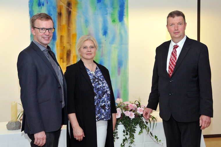 (v.l.n.r.) Pastor Christian Böckmann, Diözesanbeauftragter für die...