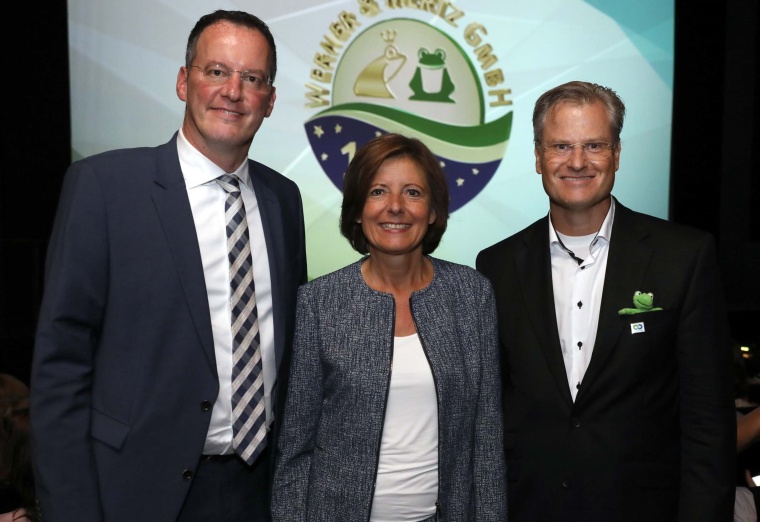 Gratulation von Land und Stadt - Die rheinland-pfälzische Ministerpräsidentin...