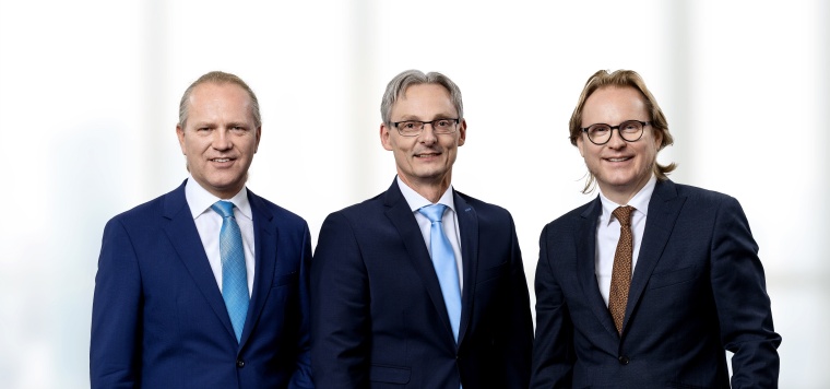 Gruppenfoto Geschäftsführung Dr. Schumacher (v. l.): Dierk Schumacher,...