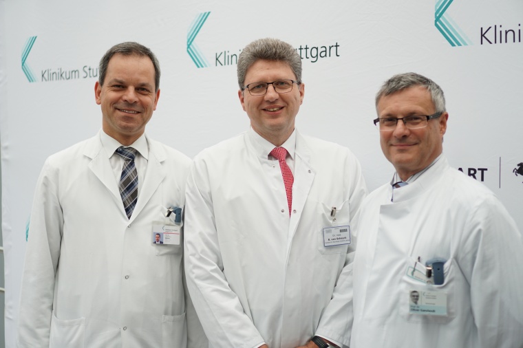 v.l.n.r.: Prof. Dr. Hansjörg Bäzner, Neurologische Klinik, Klinikum...