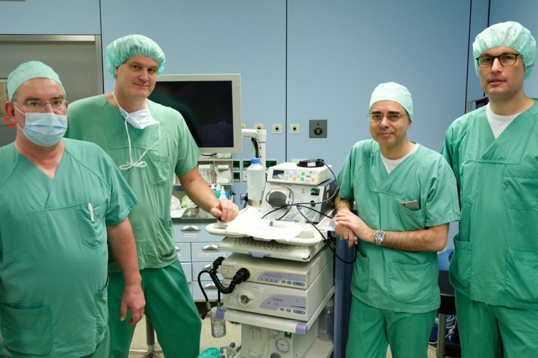 v.l.: Dr. Michael Sodt, Facharzt für Innere Medizin und Gastroenterologie am...