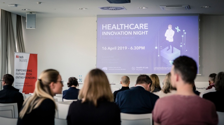 „Healthcare Innovation Night“ Foto: UnternehmerTUM / Bert Willer