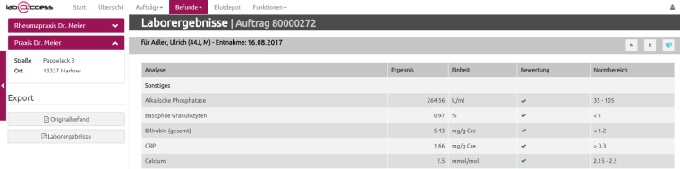 Vivy-Nutzer können Laborbefunde ab Mitte 2019 auch in der App einsehen.