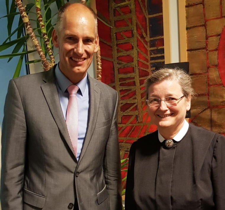 Dr. Rainer Beyer, Sr. Irmgard Stallhofer