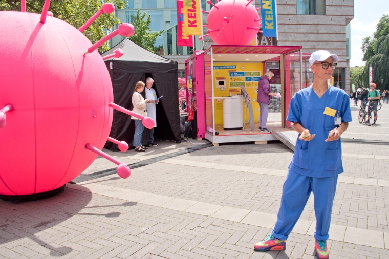 Dr. Carolin Dame, leitende Ärztin der Krankenhaushygiene von Münsters...