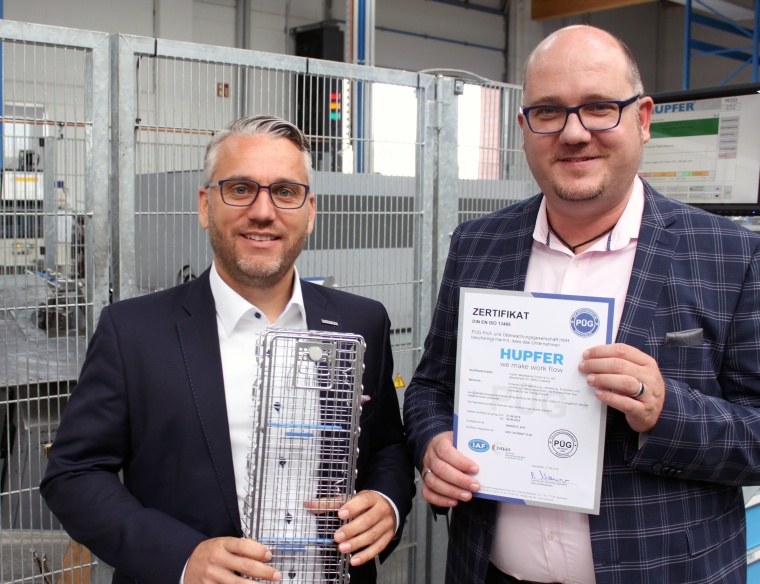 Marc Gäbel, Leiter Qualitätsmanagement (re.) und Robert Otzmann, Leiter...