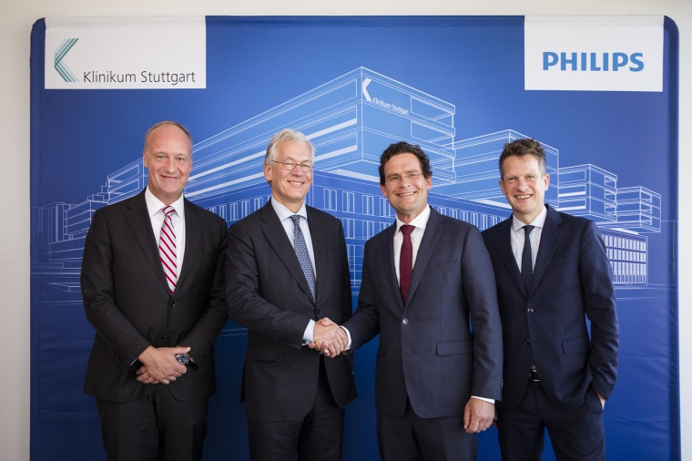 Peter Vullinghs, Geschäftsführer Philips DACH, Frans van Houten, CEO Royal...