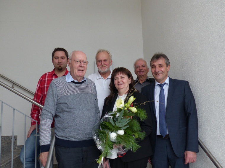 v.l.n.r.: S. Kohlbacher (GZO-Betriebsrat), W. Wacker (Verwaltungsleiter a.D.),...