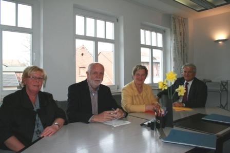 Astrid Schlegel, Dietrich Goertz, Andrea Köster und Gunter Gotal (v.l.n.r.)...