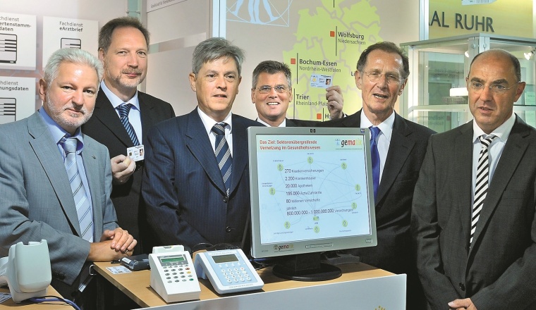 Bei der Eröffnung des Kongresses (von links): Jürgen Sembritzki, Jochen...