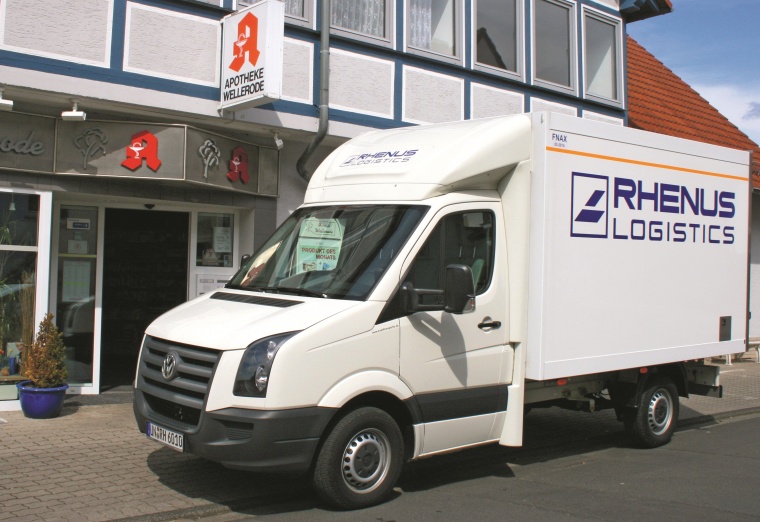 Der Transportdienstleister Rhenus Life Sciences beliefert bundesweit Apotheken.