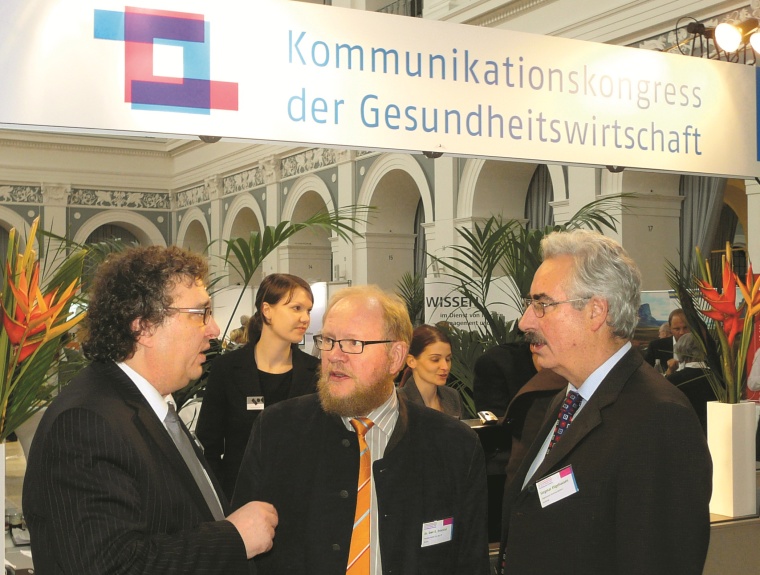 Die Schlüsselpersonen des Kommunikationskongresses der Gesundheitswirtschaft...