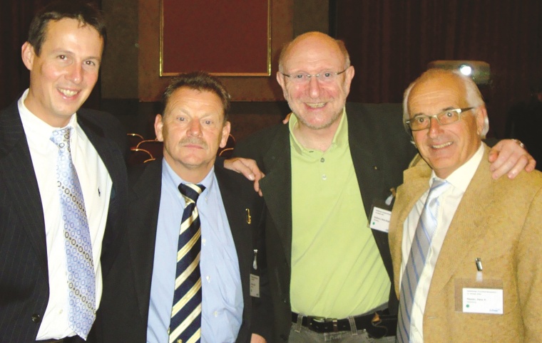 v. l. Kongresspräsident Dr. Rainer Siebold, Atos Heidelberg, Prof. Hajo...